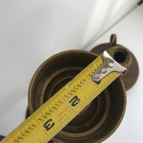 Vintage Solid Brass Candle Holders. - Picture 8 of 13